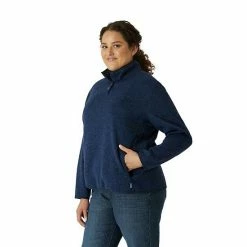 Plus Size Eddie Bauer Ember Mockneck Fleece Sweatshirt Heather Gray -Eddie Bauer Shop unnamed file 1012