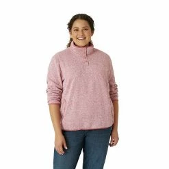 Plus Size Eddie Bauer Ember Mockneck Fleece Sweatshirt Heather Gray -Eddie Bauer Shop unnamed file 1014