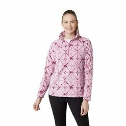 Women's Eddie Bauer Venture 1/4-Zip Fleece Sweatshirt Misty Rose Tile