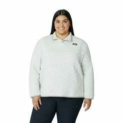 Plus Size Eddie Bauer Quilted Mockneck Sweatshirt Oatmeal Stone -Eddie Bauer Shop unnamed file 1105