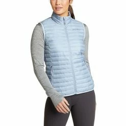 Women's Eddie Bauer Microlight Packable Down Vest Pale Pink -Eddie Bauer Shop unnamed file 1117