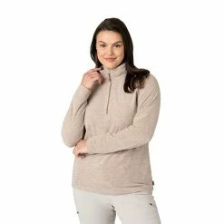 Women's Eddie Bauer Venture 1/4-Zip Fleece Sweatshirt Misty Rose Tile -Eddie Bauer Shop unnamed file 117