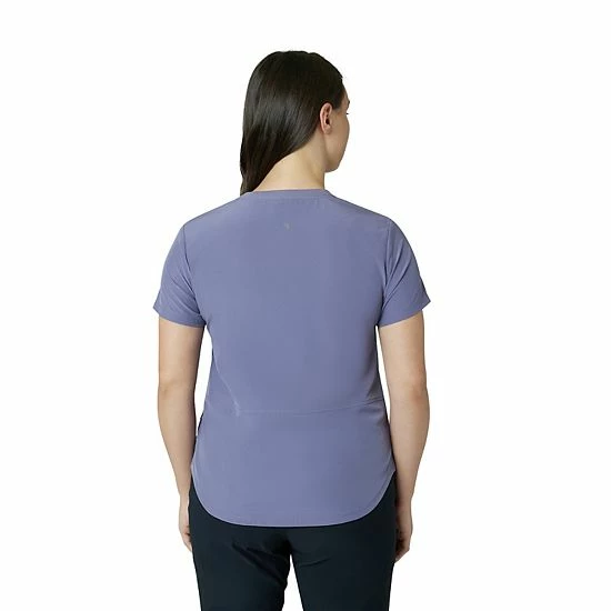 Women's Eddie Bauer Departure UPF 50 Active Tee Boysenberry 4 Women's Eddie Bauer Departure UPF 50 Active Tee Boysenberry - Image 2