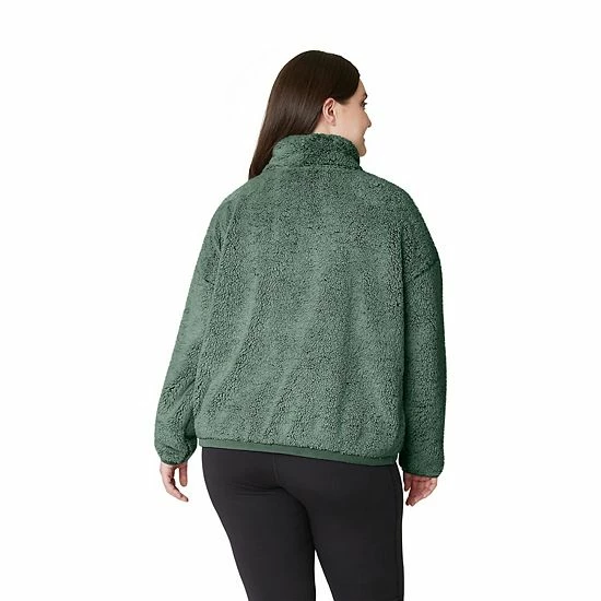 Plus Size Eddie Bauer Funnel-Neck Plush Sweatshirt Medium Heather Gray 4 Plus Size Eddie Bauer Funnel-Neck Plush Sweatshirt Medium Heather Gray - Image 2