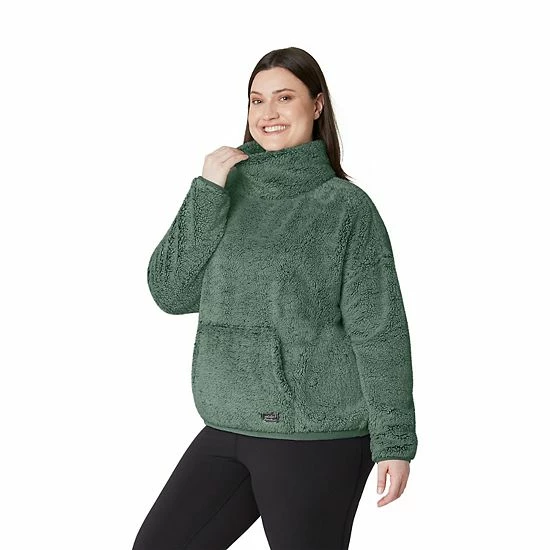 Plus Size Eddie Bauer Funnel-Neck Plush Sweatshirt Medium Heather Gray 8 Plus Size Eddie Bauer Funnel-Neck Plush Sweatshirt Medium Heather Gray - Image 6