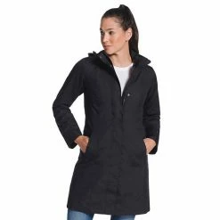 Women's Eddie Bauer Waterpoof Girl On The Trench Coat Black -Eddie Bauer Shop unnamed file 1289