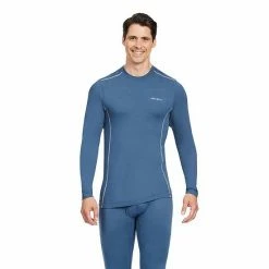 Men's Eddie Bauer Lightweight Baselayer Top Dusty Indigo -Eddie Bauer Shop unnamed file 1300