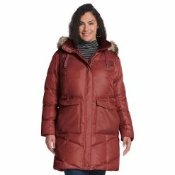 Plus Size Eddie Bauer Lodge Cascadian Sherpa-Lined Hood Down Parka Dark Sable -Eddie Bauer Shop unnamed file 1314