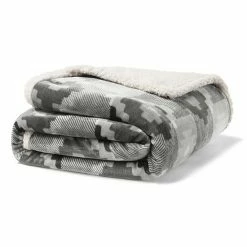 Eddie Bauer Copper Creek Ultra Soft Plush Sherpa Throw Brown -Eddie Bauer Shop unnamed file 1460