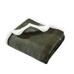 Eddie Bauer Pine Plaid Throw