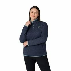 Women's Eddie Bauer Quilted Mockneck Sweatshirt Oatmeal Stone -Eddie Bauer Shop unnamed file 156