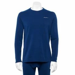 Men's Eddie Bauer Heavyweight Base Layer Fleece Wool-Blend Top Heather Grey -Eddie Bauer Shop unnamed file 1601