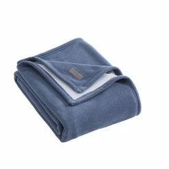 Eddie Bauer Reversible Solid Throw Blue -Eddie Bauer Shop unnamed file 1616