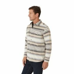 Men's Eddie Bauer Chutes Microfleece Shacket Reflecting Pond -Eddie Bauer Shop unnamed file 167
