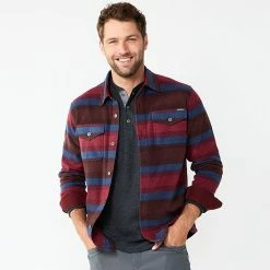 Men's Eddie Bauer Chutes Microfleece Shacket Reflecting Pond -Eddie Bauer Shop unnamed file 173