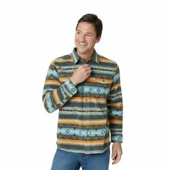 Men's Eddie Bauer Chutes Microfleece Shacket Reflecting Pond -Eddie Bauer Shop unnamed file 174