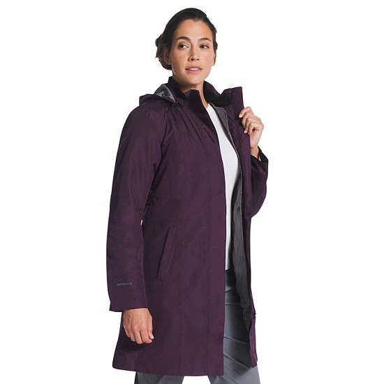 Women's Eddie Bauer Girl On The Go Insulated Trench Coat Black 4 Women's Eddie Bauer Girl On The Go Insulated Trench Coat Black - Image 2