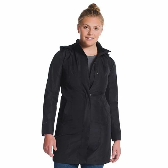 Women's Eddie Bauer Girl On The Go Insulated Trench Coat Black 7 Women's Eddie Bauer Girl On The Go Insulated Trench Coat Black - Image 5