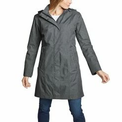 Women's Eddie Bauer Girl On The Go Trench Coat Dk Evergreen -Eddie Bauer Shop unnamed file 266