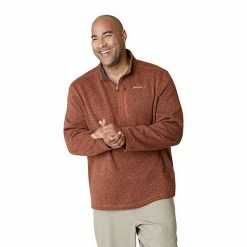 Big & Tall Eddie Bauer Radiator Fleece Quarter-Zip Pullover Jacket Saddle -Eddie Bauer Shop unnamed file 285