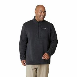 Big & Tall Eddie Bauer Radiator Fleece Quarter-Zip Pullover Jacket Saddle -Eddie Bauer Shop unnamed file 287