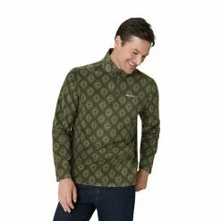 Men's Eddie Bauer Venture Fleece Quarter Zip Pullover Teal -Eddie Bauer Shop unnamed file 298