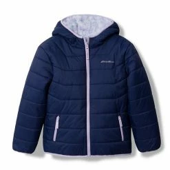 Girls 4-16 Eddie Bauer Reversible Faux Fur Heavyweight Jacket Navy Blue -Eddie Bauer Shop unnamed file 349