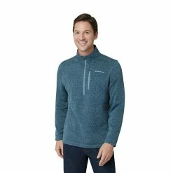 Men's Eddie Bauer Radiator Quarter Zip Pullover Forest Night -Eddie Bauer Shop unnamed file 35