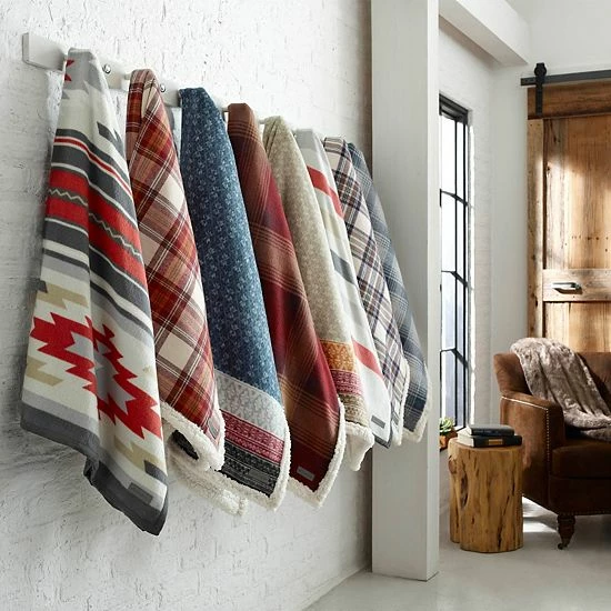 Eddie Bauer Sherpa Throw Steel 4 Eddie Bauer Sherpa Throw Steel - Image 2