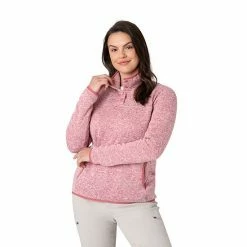 Women's Eddie Bauer Mockneck Fleece Sweatshirt Mulberry Heather -Eddie Bauer Shop unnamed file 372