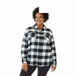 Plus Size Eddie Bauer Plaid Flannel Shirt Red Black Buffalo -Eddie Bauer Shop unnamed file 380