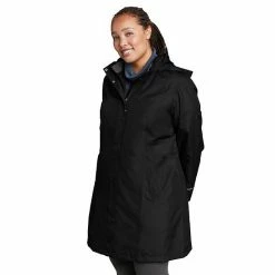 Plus Size Eddie Bauer Girl On The Go Active Trench Coat Dark Charcoal Heather -Eddie Bauer Shop unnamed file 402