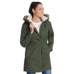 Women's Eddie Bauer Riley Faux-Fur Hood Waterproof Insulated Parka Atlantic