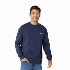 Men's Eddie Bauer Signature Logo Sweatshirt Medium Indigo -Eddie Bauer Shop unnamed file 416