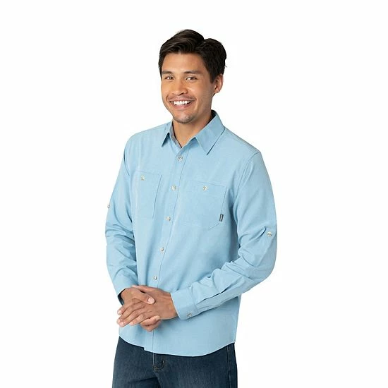 Men's Eddie Bauer Denali Button-Down Shirt Pumice 3 Men's Eddie Bauer Denali Button-Down Shirt Pumice