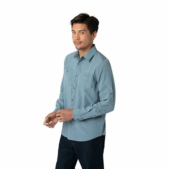 Men's Eddie Bauer Denali Button-Down Shirt Pumice 5 Men's Eddie Bauer Denali Button-Down Shirt Pumice - Image 3
