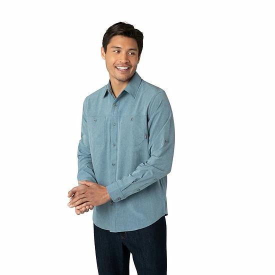 Men's Eddie Bauer Denali Button-Down Shirt Pumice 10 Men's Eddie Bauer Denali Button-Down Shirt Pumice - Image 8