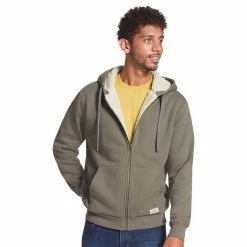 Men's Eddie Bauer Signature Sherpa-Lined Fleece Hoodie Charcoal Heather -Eddie Bauer Shop unnamed file 56