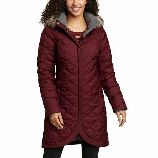 Women's Eddie Bauer Elysa Down Parka Coat Dusted Indigo 5 Women's Eddie Bauer Elysa Down Parka Coat Dusted Indigo - Image 3
