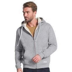 Men's Eddie Bauer Signature Sherpa-Lined Fleece Hoodie Charcoal Heather -Eddie Bauer Shop unnamed file 58