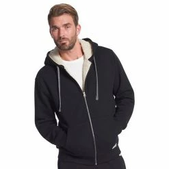 Men's Eddie Bauer Signature Sherpa-Lined Fleece Hoodie Charcoal Heather -Eddie Bauer Shop unnamed file 59