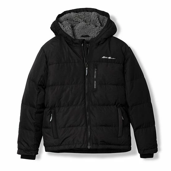 Boys Eddie Bauer Classic Down Jacket Black 3 Boys Eddie Bauer Classic Down Jacket Black