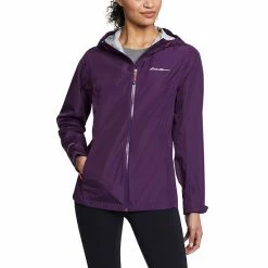 Women's Eddie Bauer Rippac Pro Rain Jacket Amethyst