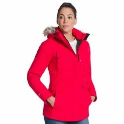 Women's Eddie Bauer Silver Linings Faux-Fur Hood Down Parka Salsa -Eddie Bauer Shop unnamed file 682