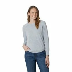 Women's Eddie Bauer Crewneck Tulip-Hem Sweatshirt Evergreen