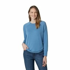 Women's Eddie Bauer Crewneck Tulip-Hem Sweatshirt Evergreen -Eddie Bauer Shop unnamed file 703