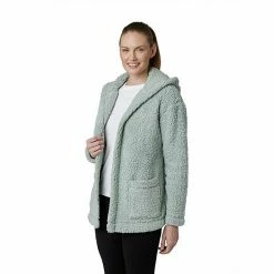 Eddie Bauer Hooded Plush Cardigan Fennel -Eddie Bauer Shop unnamed file 715