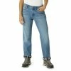 Women's Eddie Bauer Fleece-Lined Straight-Leg Jeans Dark Wash