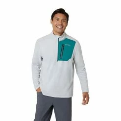 Men's Eddie Bauer Cloud Quarter Zip Pullover Cinder -Eddie Bauer Shop unnamed file 843