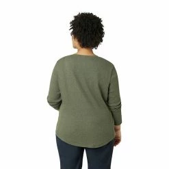 Plus Size Eddie Bauer Thermal Henley Top Pumpkin Htr -Eddie Bauer Shop unnamed file 850